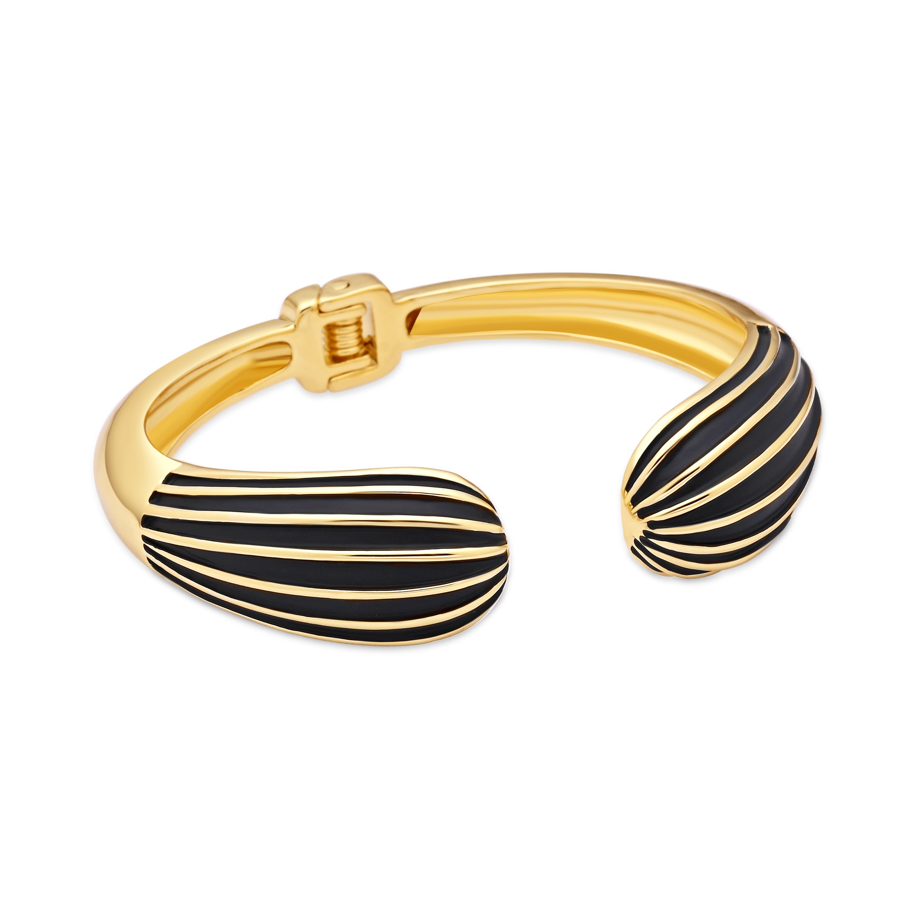 Pulsera de Lacado Negro acabado en oro amarillo de 18k - Belin