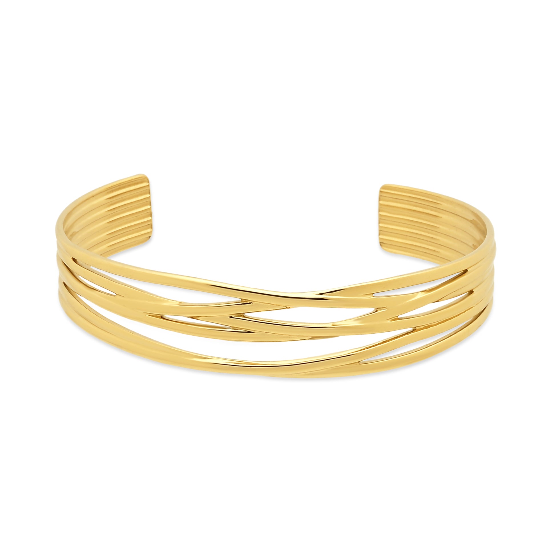 Pulsera acabado en oro amarillo de 18k - Rithfa