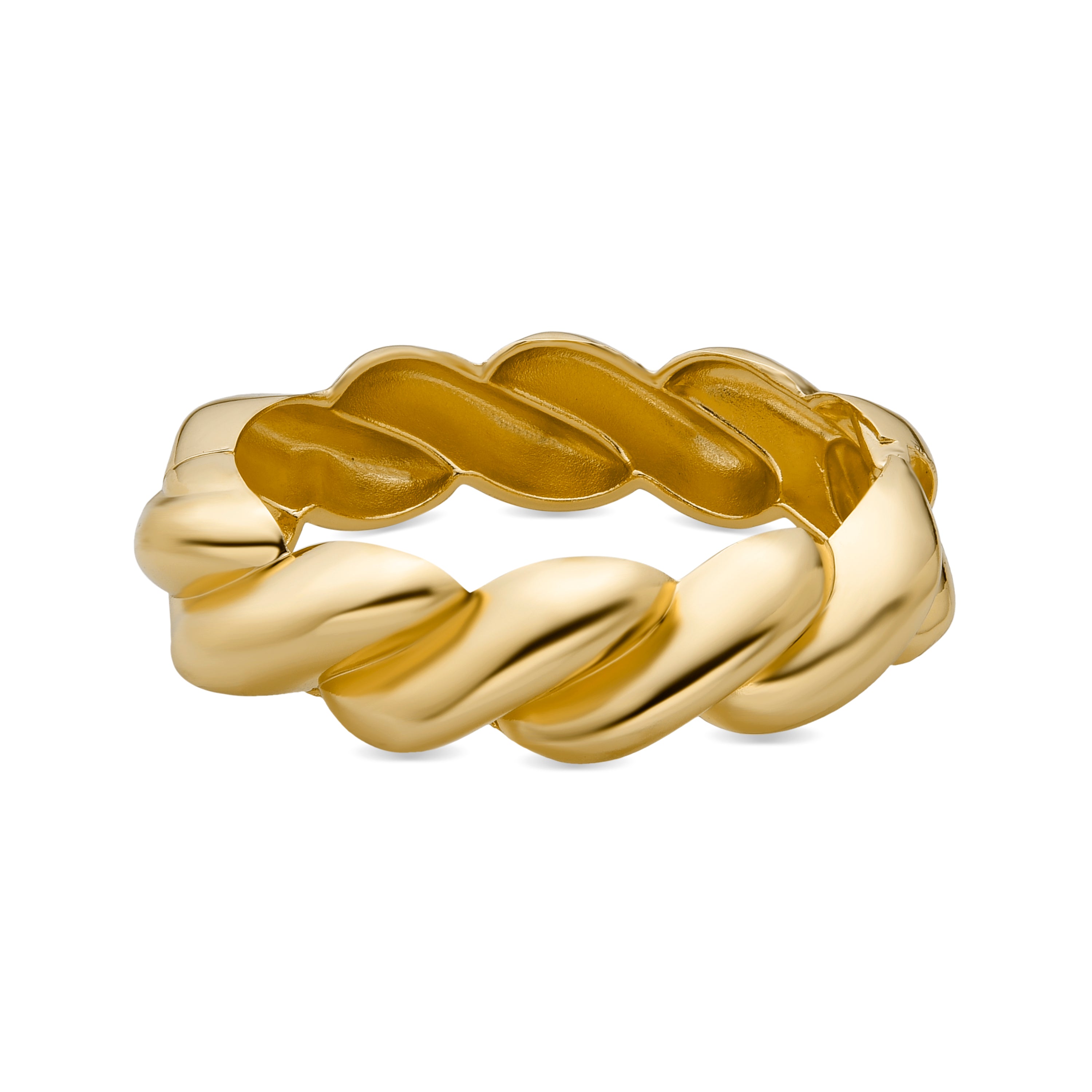 Pulsera acabada en oro amarillo de 18k - Konth
