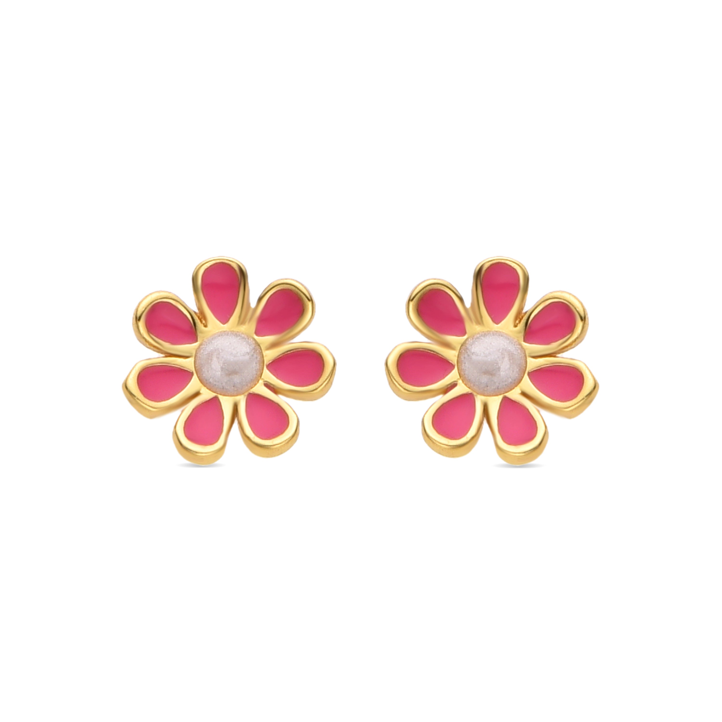Pendientes de Aleación de Metal y Lacado Multicolor acabado en rodio - Kacel