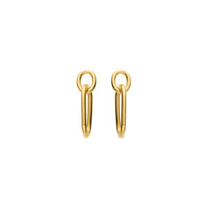 Pendientes acabado oro 18k