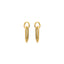 Pendientes acabado oro 18k