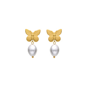 Pendientes acabado oro 18k