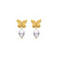 Pendientes acabado oro 18k