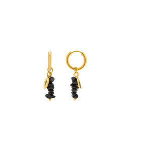 Pendientes acabado oro 18k