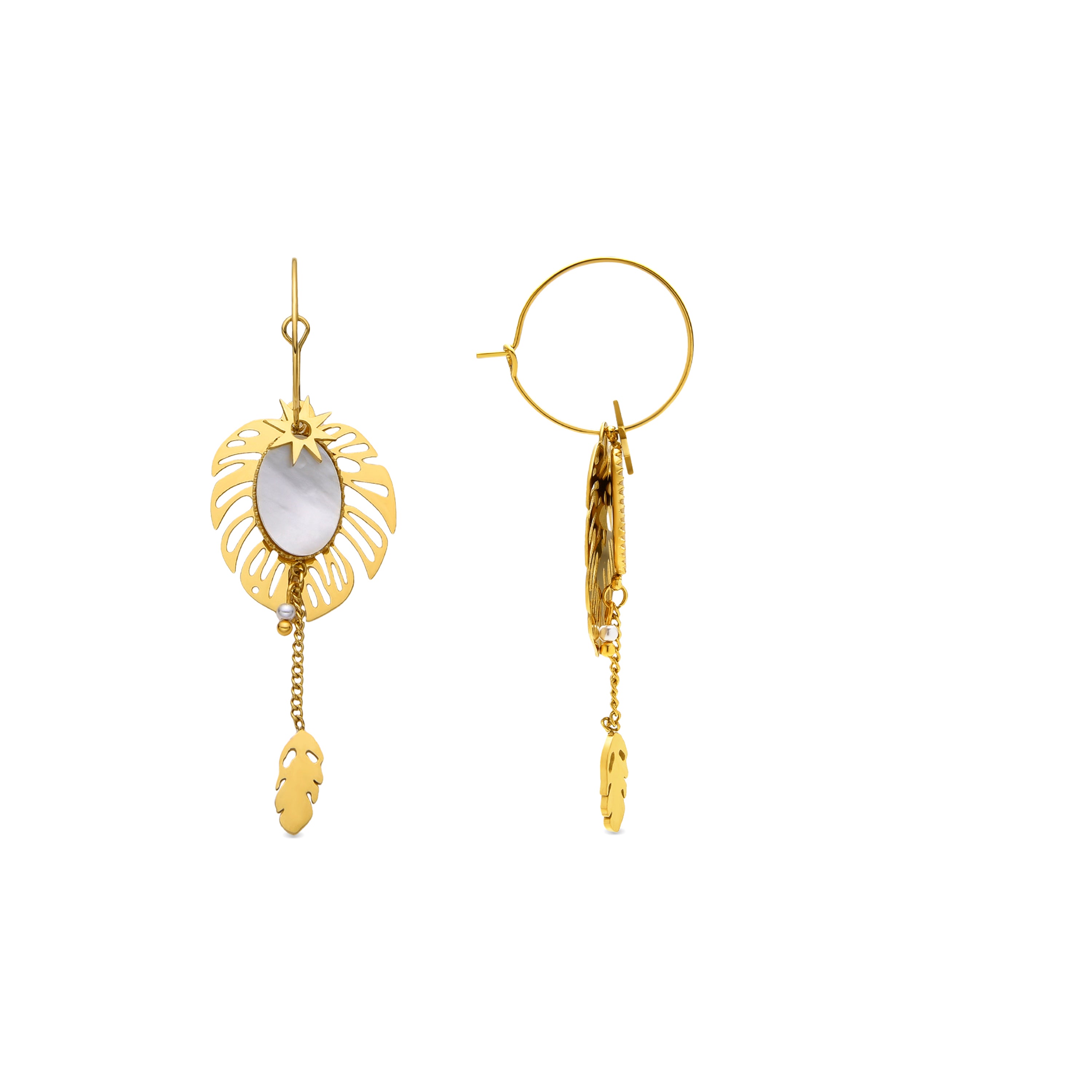Orecchini finitura oro 18k - Daklau