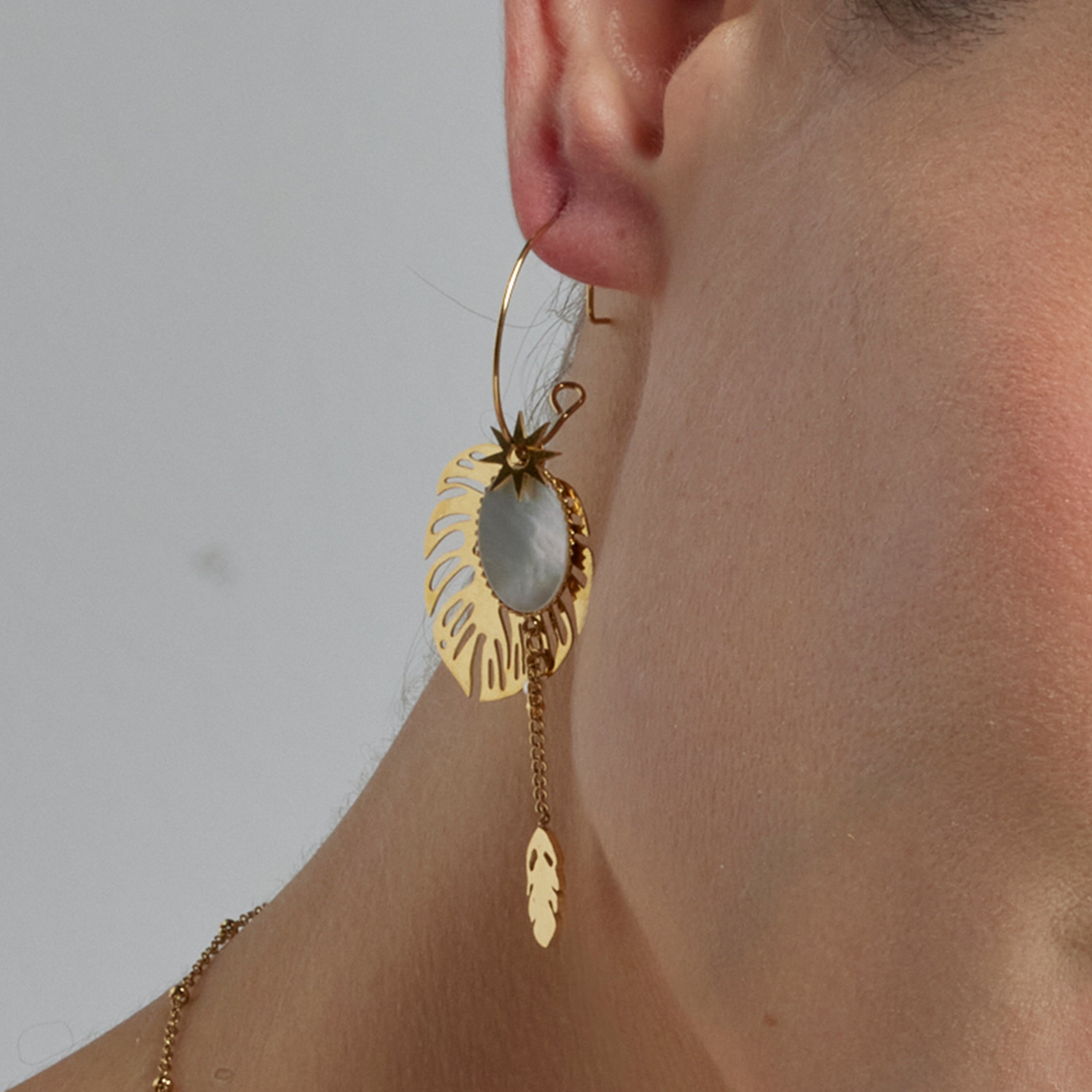 Orecchini finitura oro 18k - Daklau