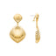 Pendientes acabado oro 18k