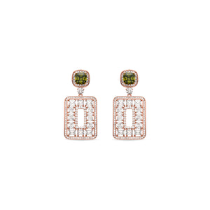 18k gold finish earrings