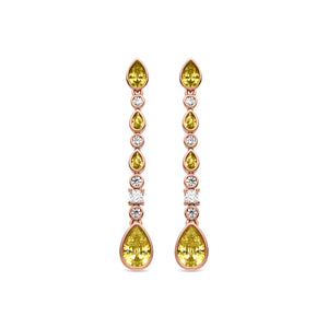 18k gold finish earrings