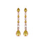 Boucles d'oreilles finition or 18 carats