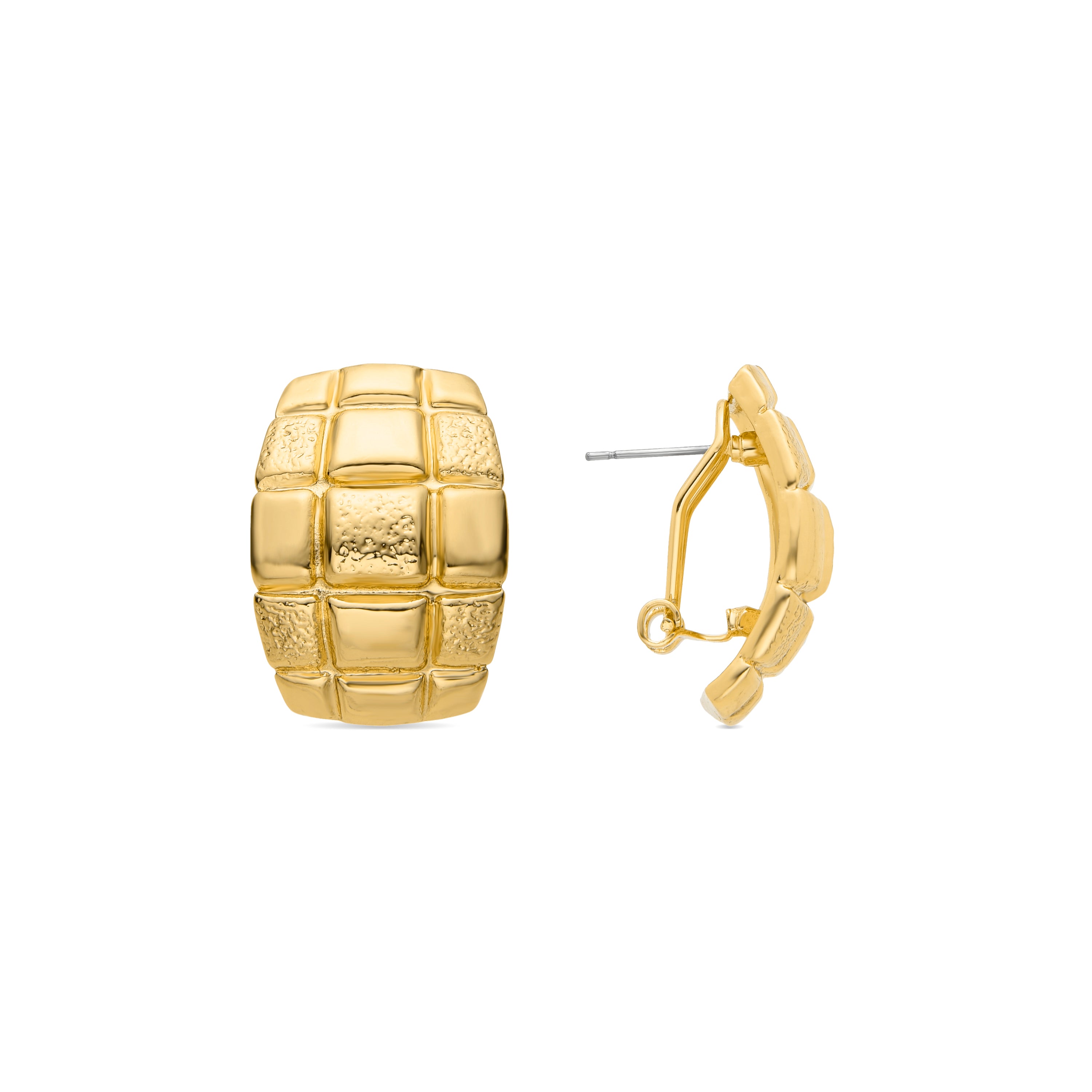 Pendientes acabado en oro amarillo de 18k - Abalt