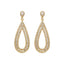 Pendientes acabado oro 18k