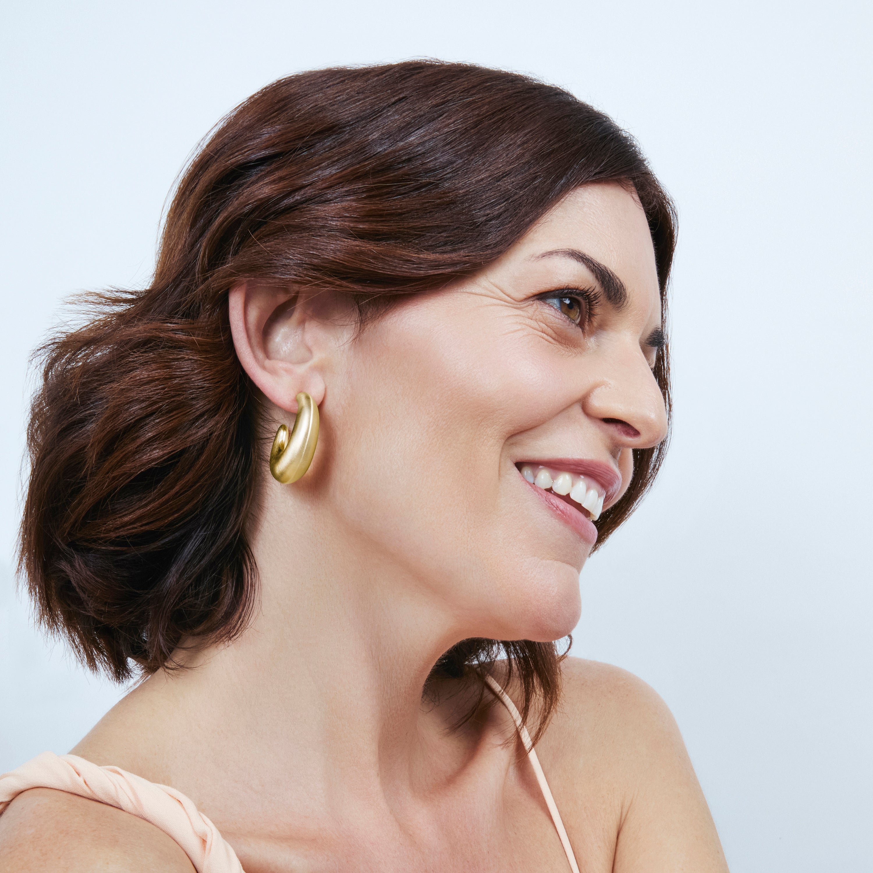 Pendientes acabado en oro amarillo de 18k - Mirio
