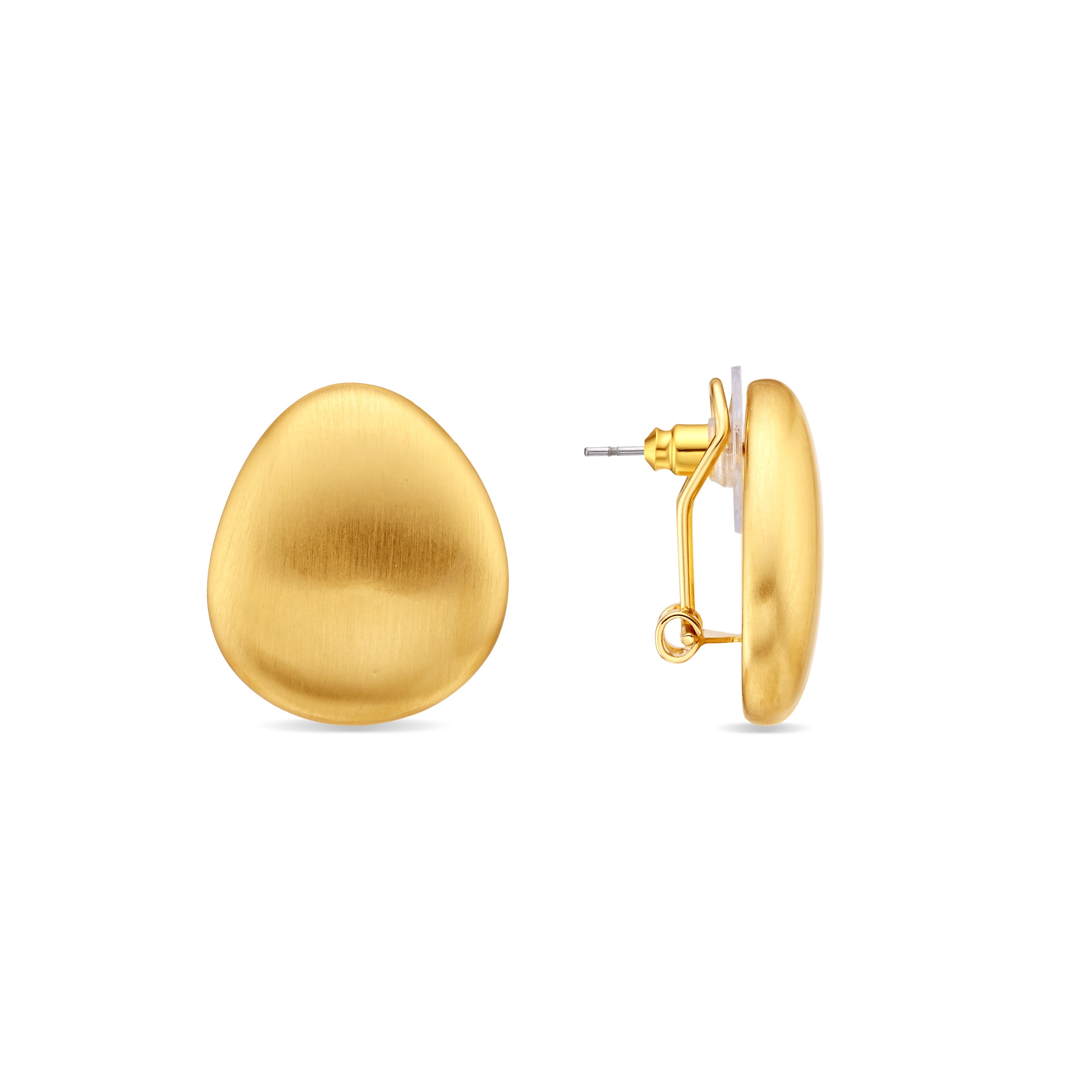 Pendientes acabado en oro amarillo de 18k - Ubras