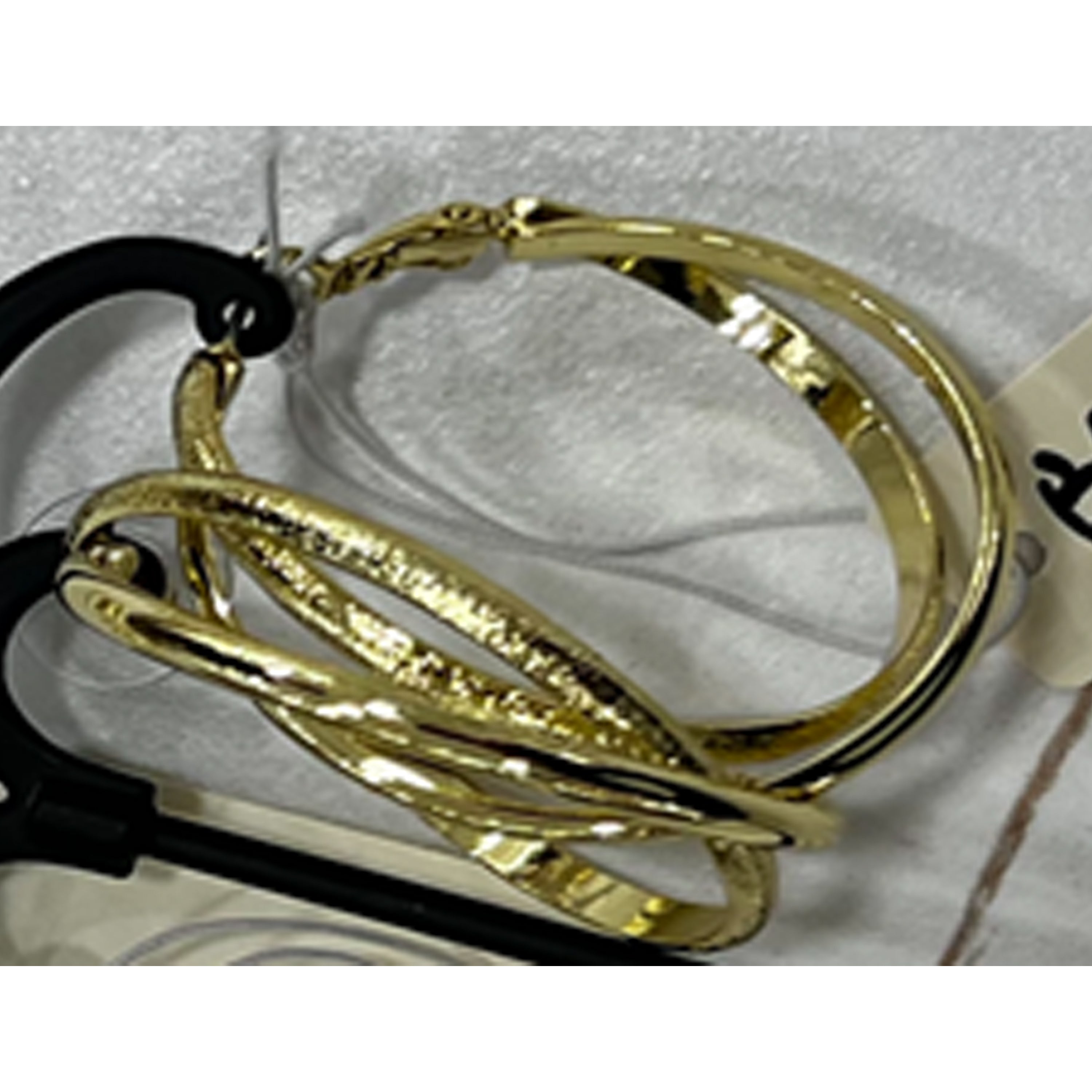 Pendientes acabado en oro amarillo de 18k - Rasfen