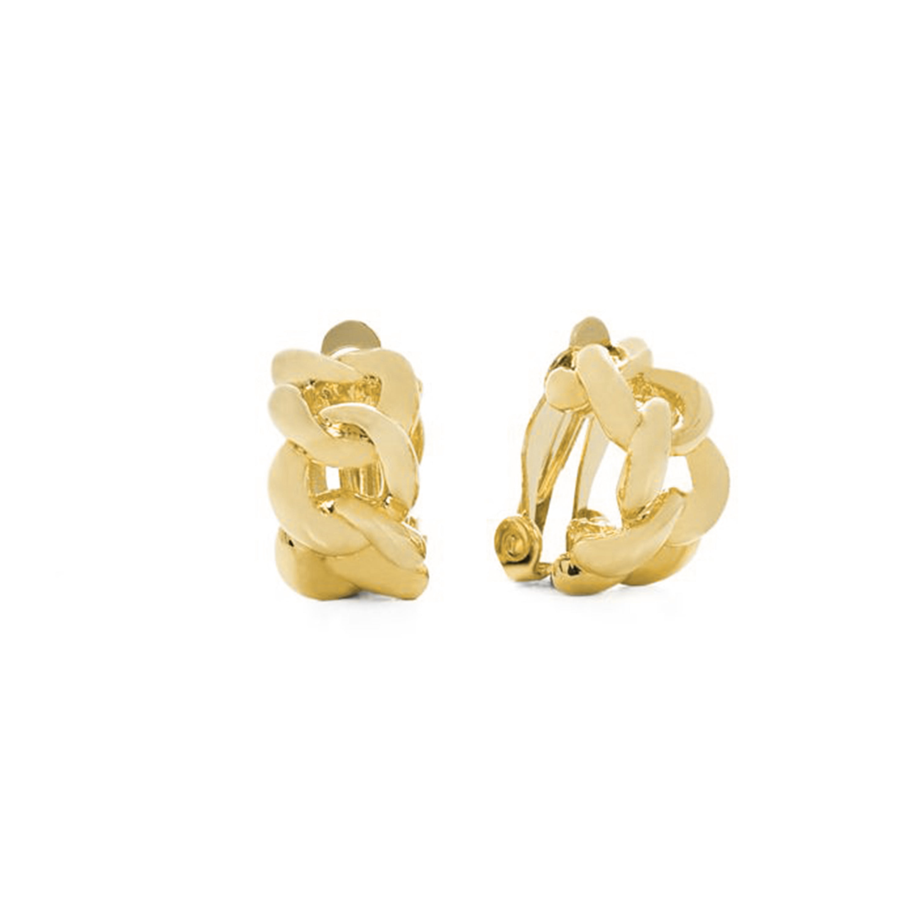 Pendientes acabados en oro amarillo de 18K - Dabbahu