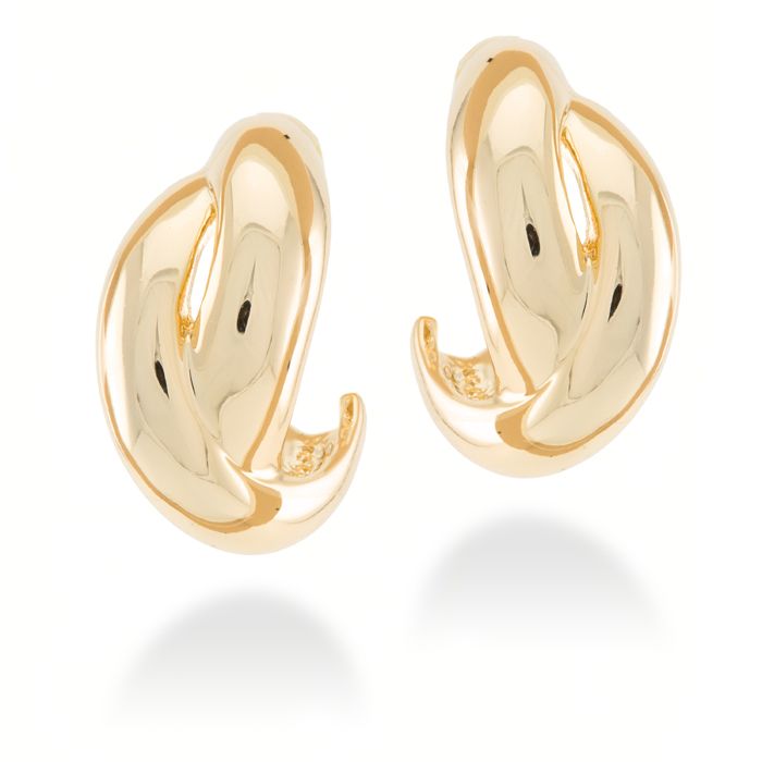 Pendientes acabados en oro amarillo de 18K - Zunduri