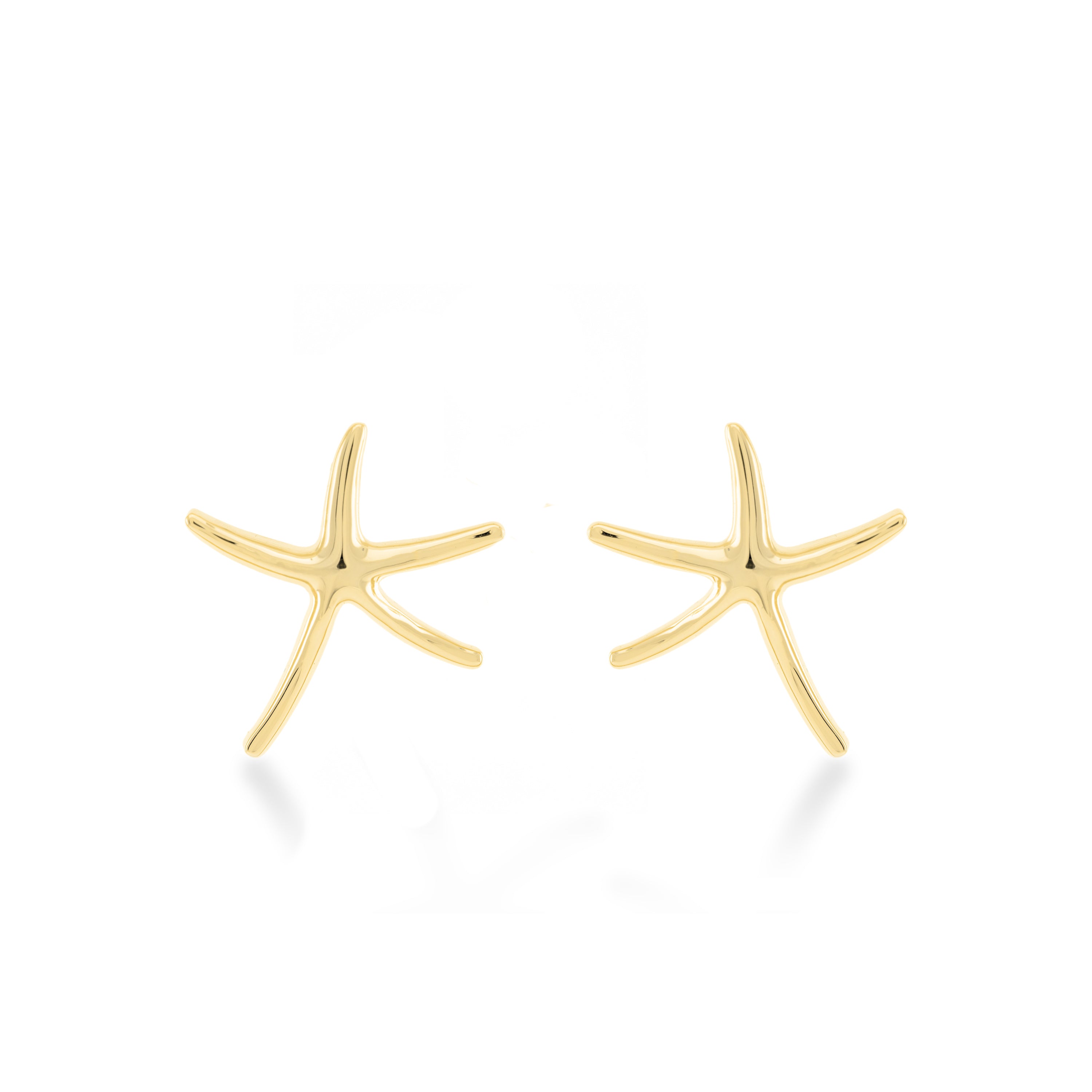 Pendientes acabados en oro amarillo de 18K - Amiri