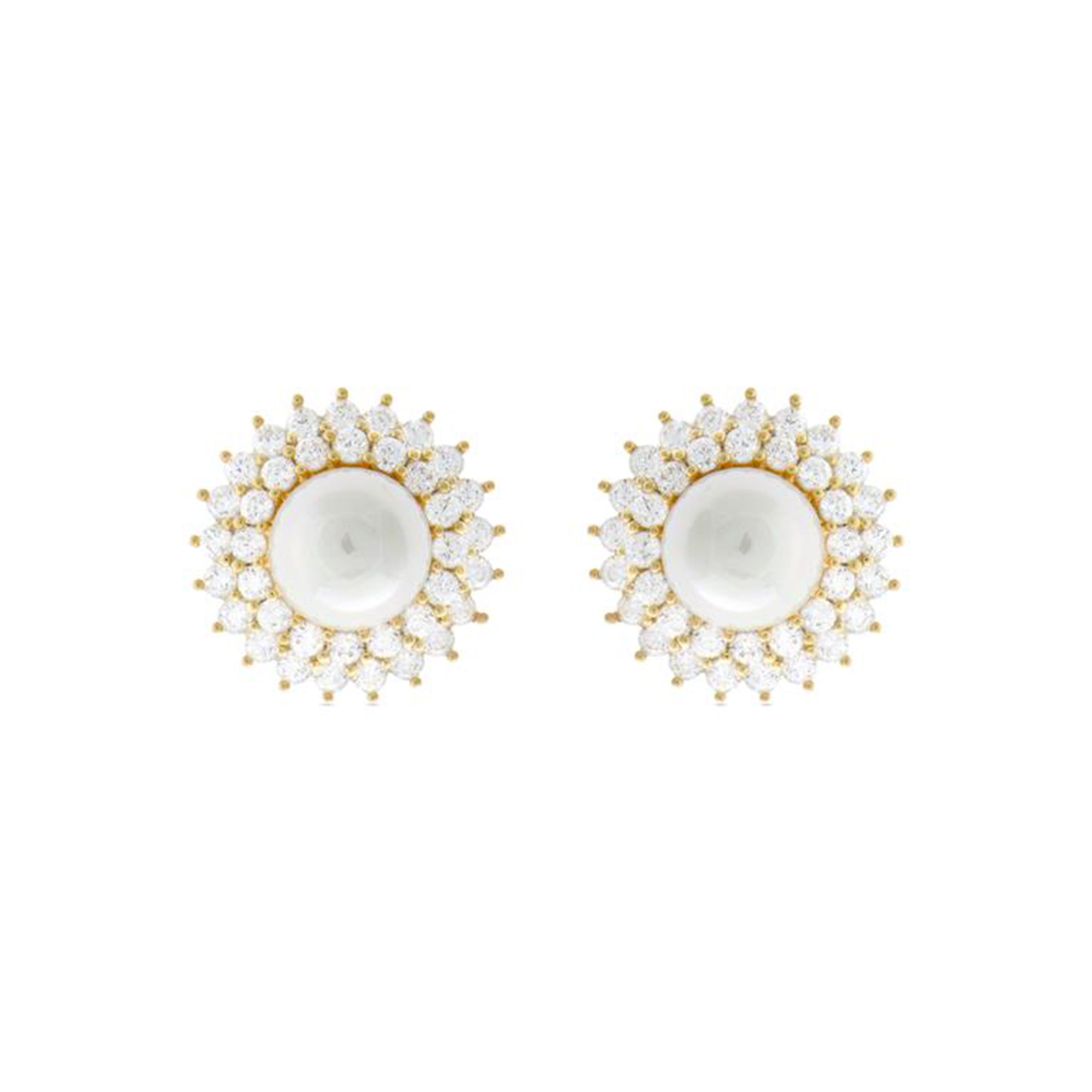 Pendientes acabados en oro amarillo de 18K - Kiver