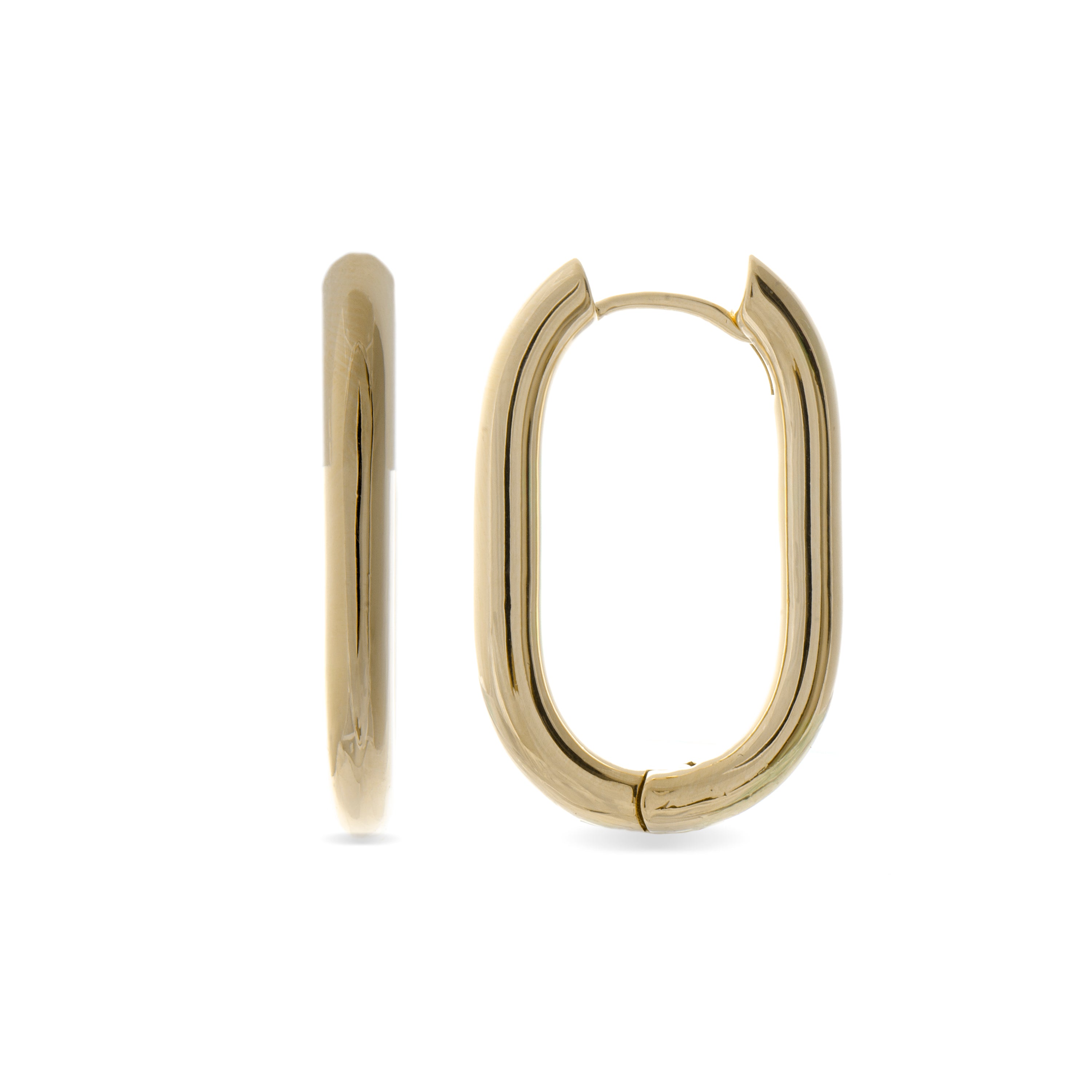 Pendientes acabados en oro amarillo de 18K - Lusdrid