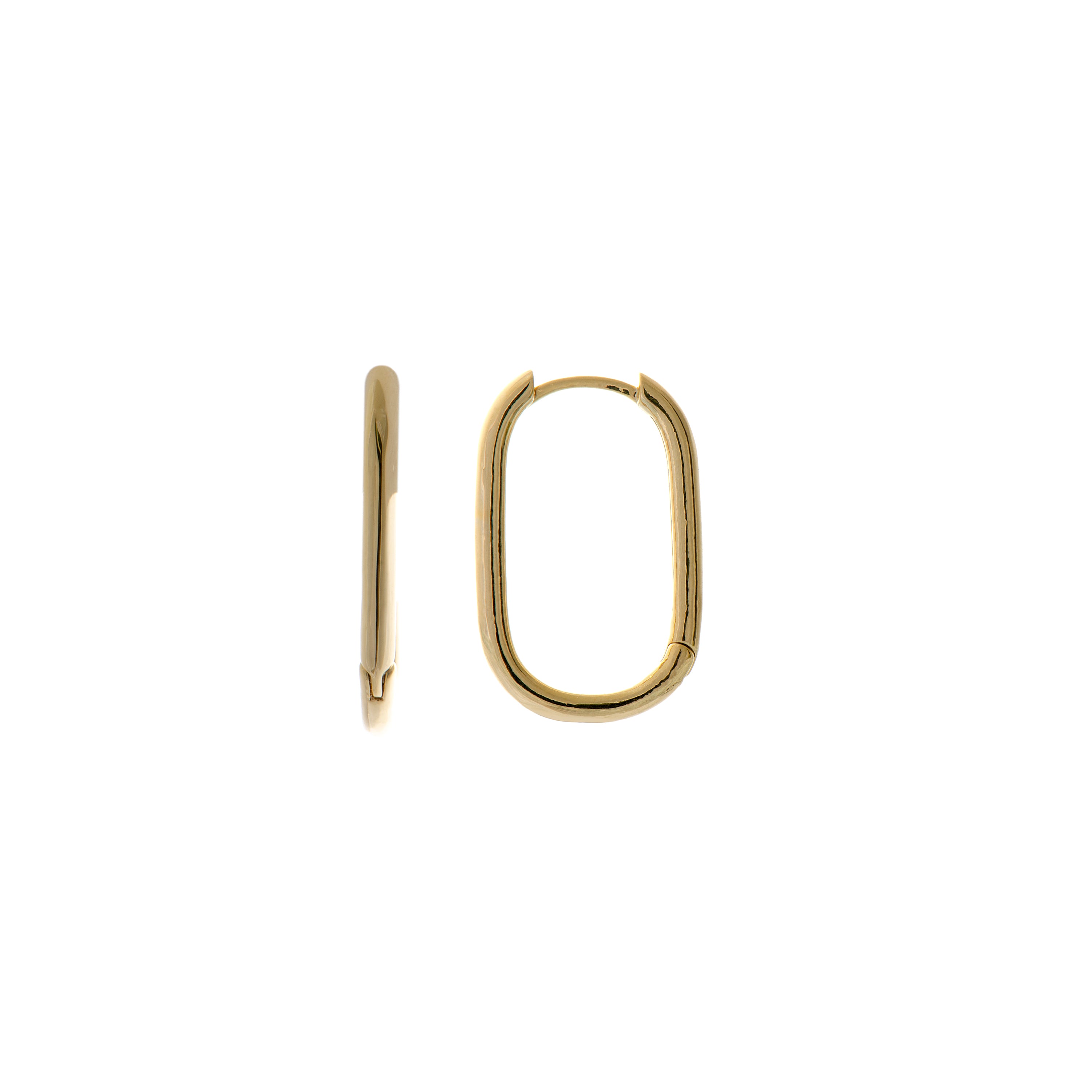 Pendientes acabados en oro amarillo de 18K - Tosith