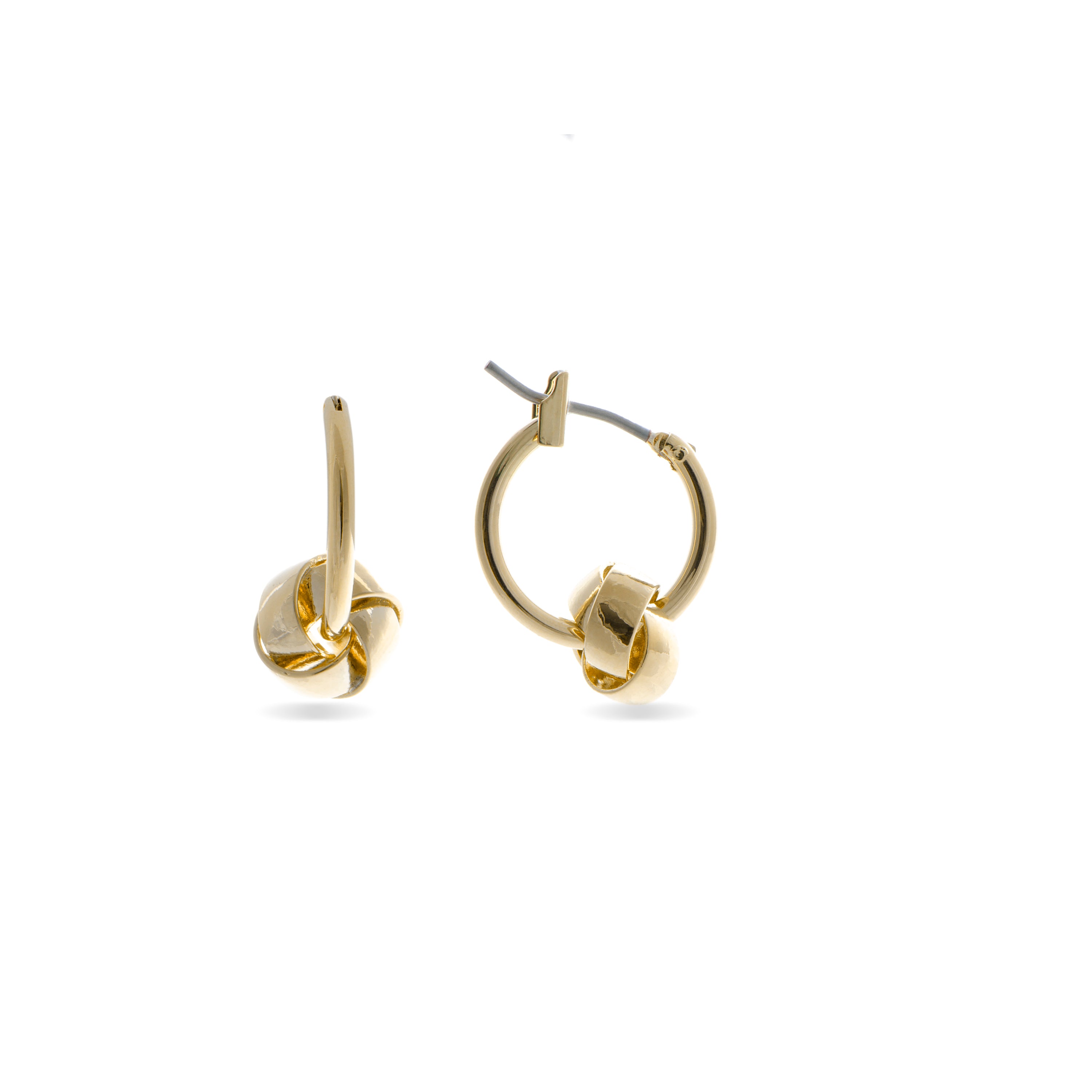 Pendientes acabados en oro amarillo de 18K - Cami