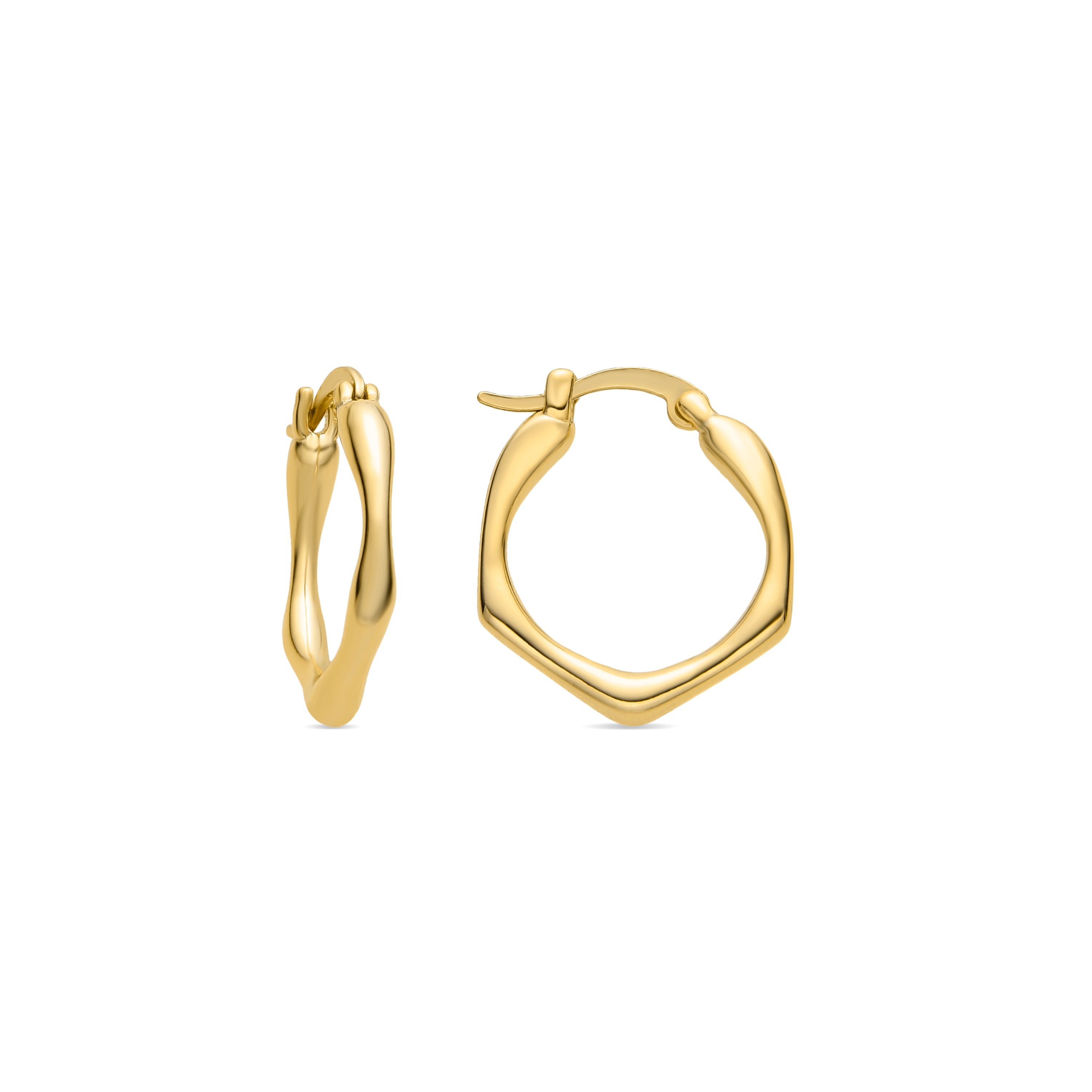 Pendientes acabado oro 18K - Watyo