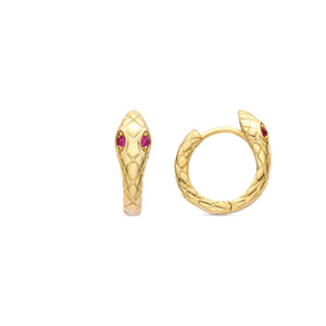 Pendientes acabado baño oro 18K