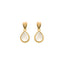 Pendientes acabado en oro 18k