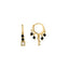 Boucles d'oreilles finition or 18 carats