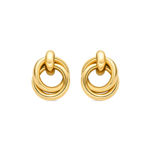 Pendientes acabado oro 18k