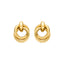 Pendientes acabado oro 18k