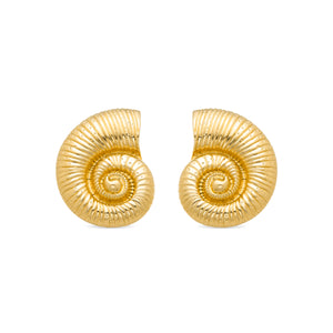 Pendientes acabados en oro amarillo 18K