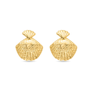 Pendientes acabados en oro amarillo 18k