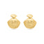 Pendientes acabados en oro amarillo 18k