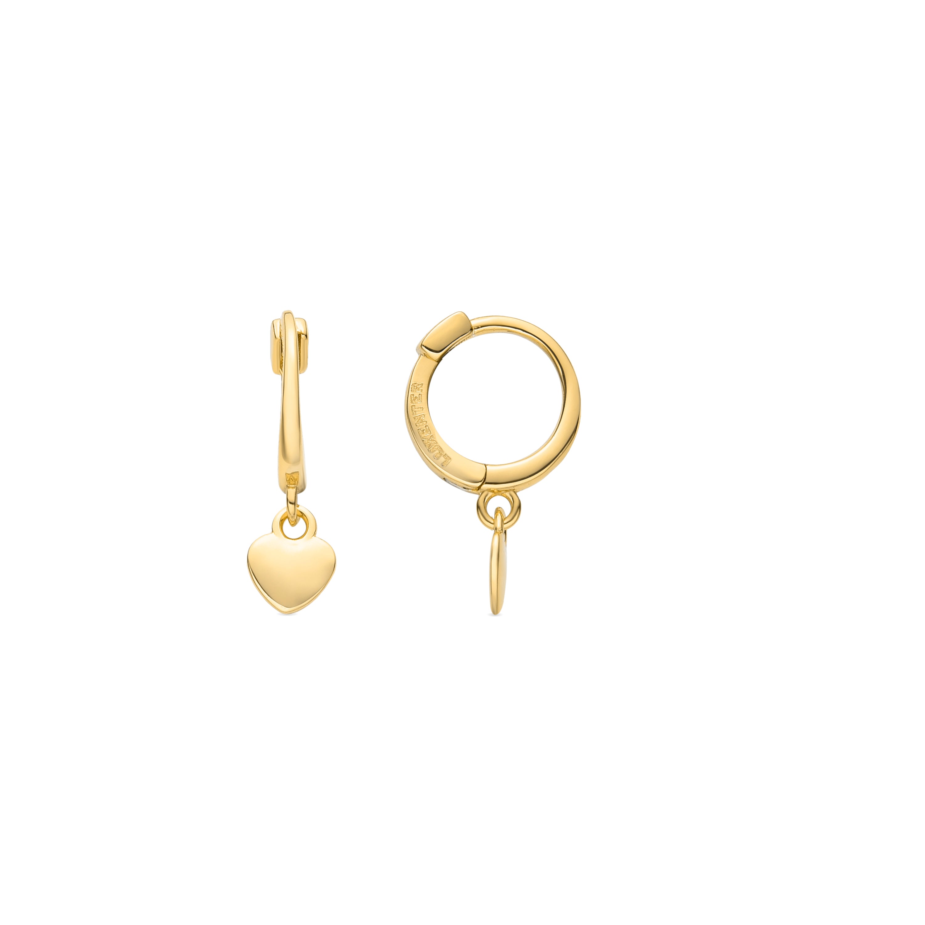 Pendientes de Circonita Brillante acabados en oro amarillo de 18K - Lakor