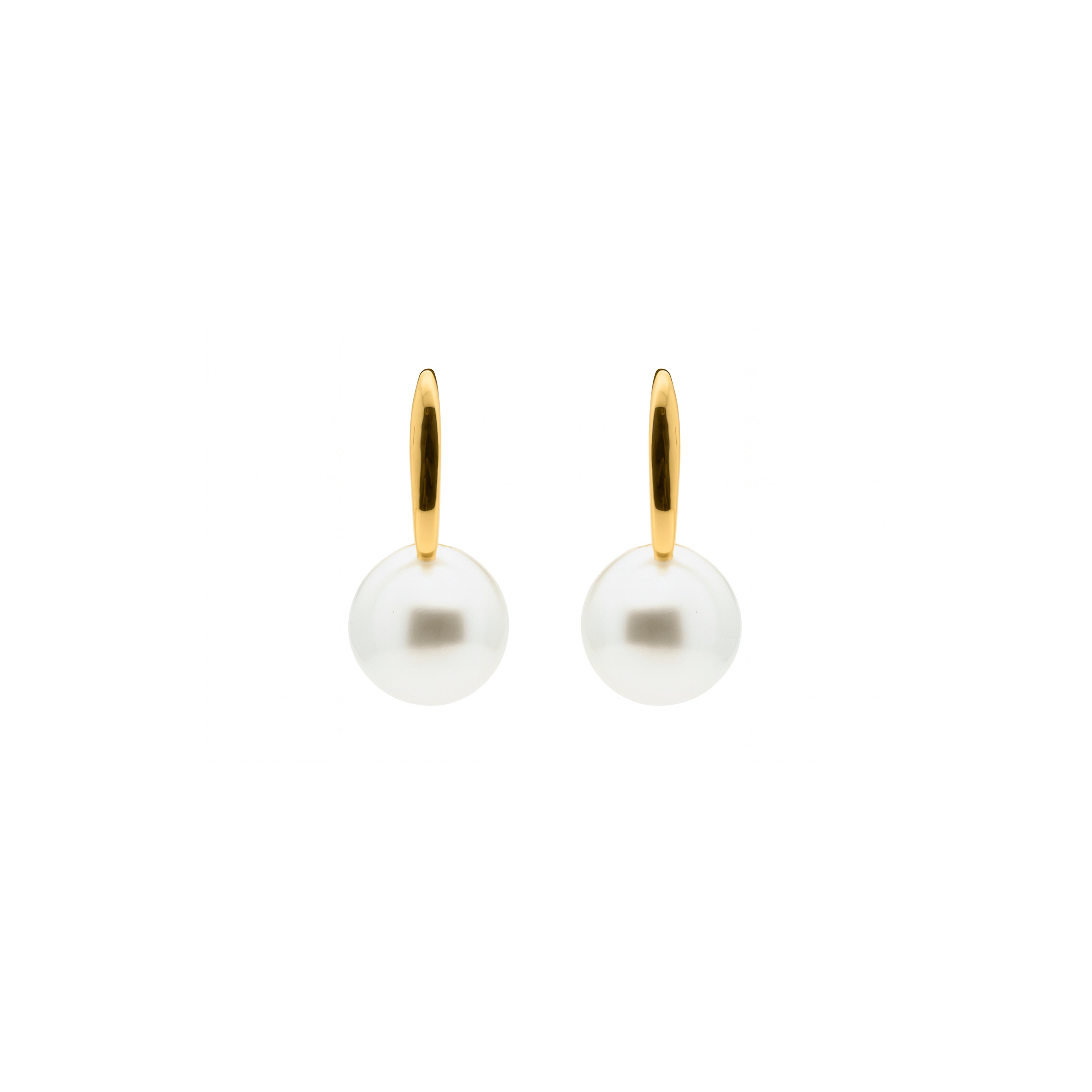 Pendientes acabado en oro amarillo 18k - Siansa