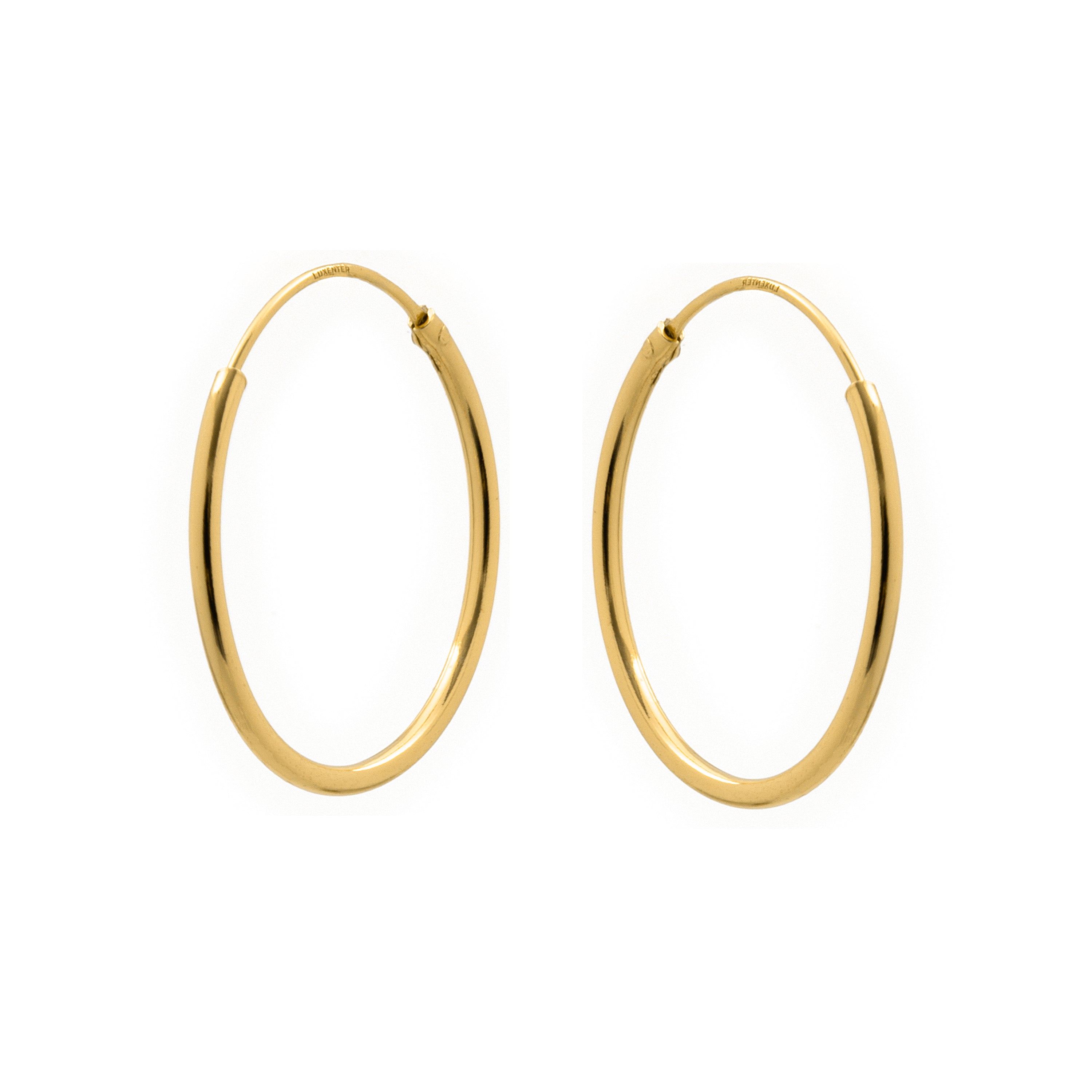 Pendientes acabado en oro amarillo de 18k - Sayna