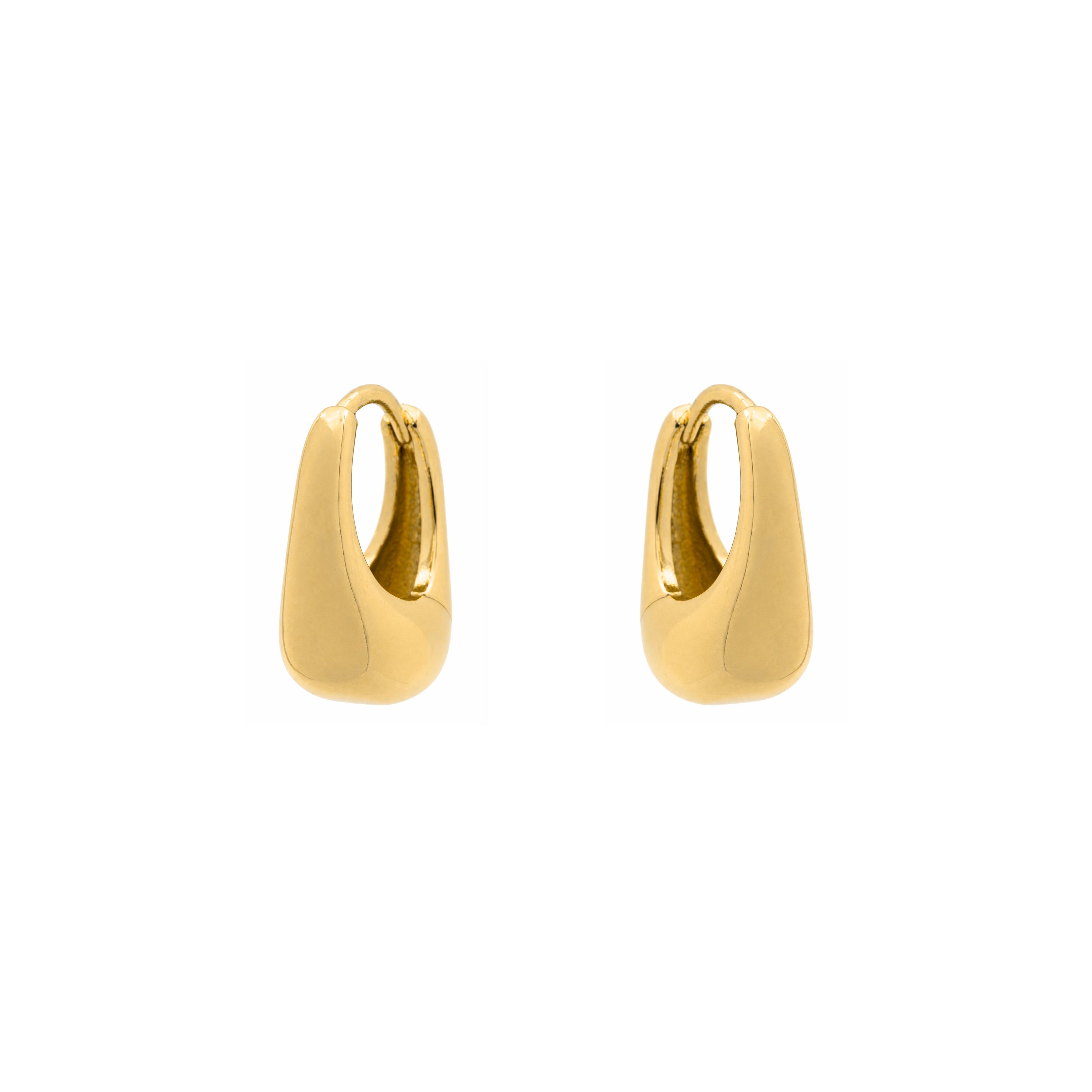 Pendientes acabado en oro amarillo de 18k - Lithran