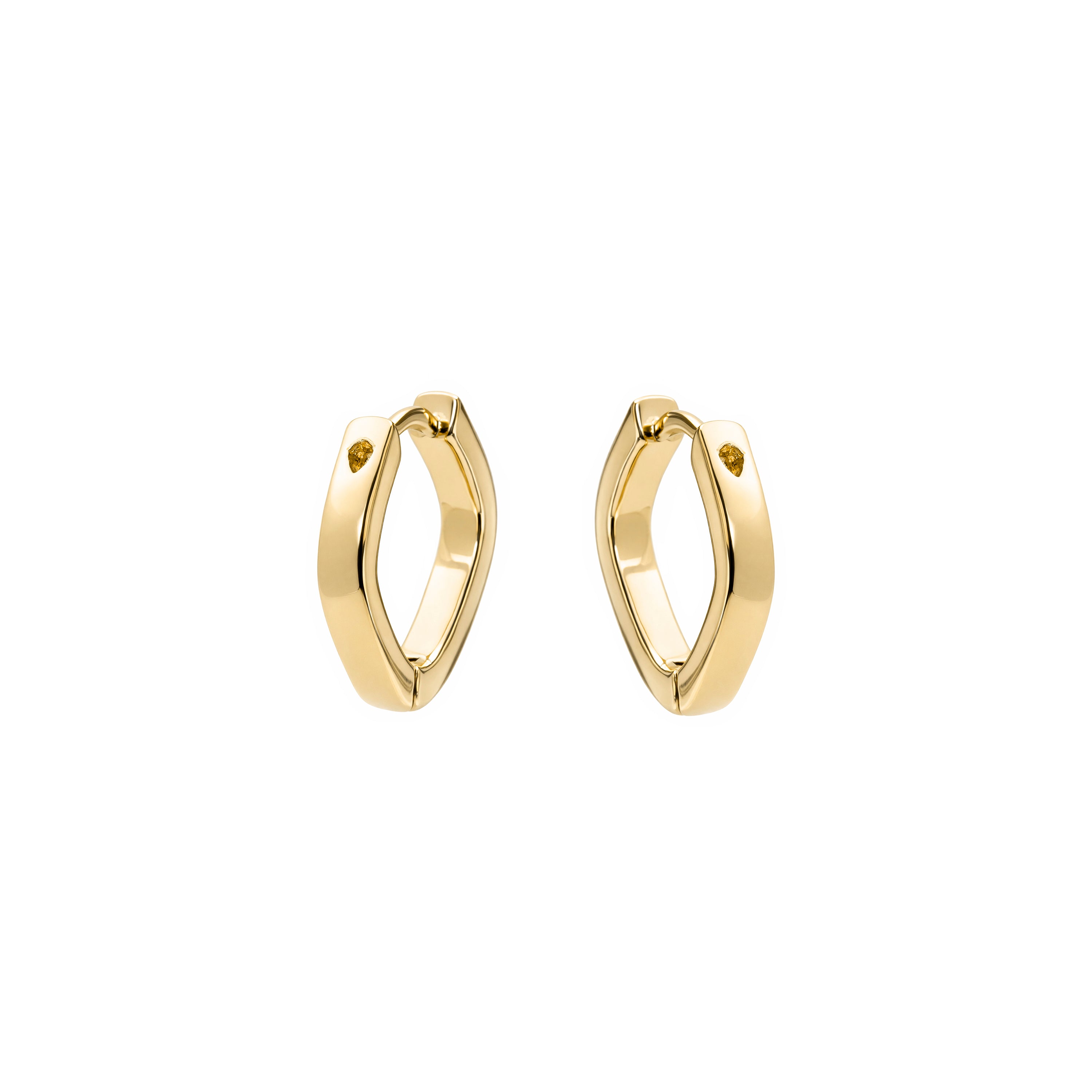 Pendientes acabado en oro amarillo de 18k - Idrial