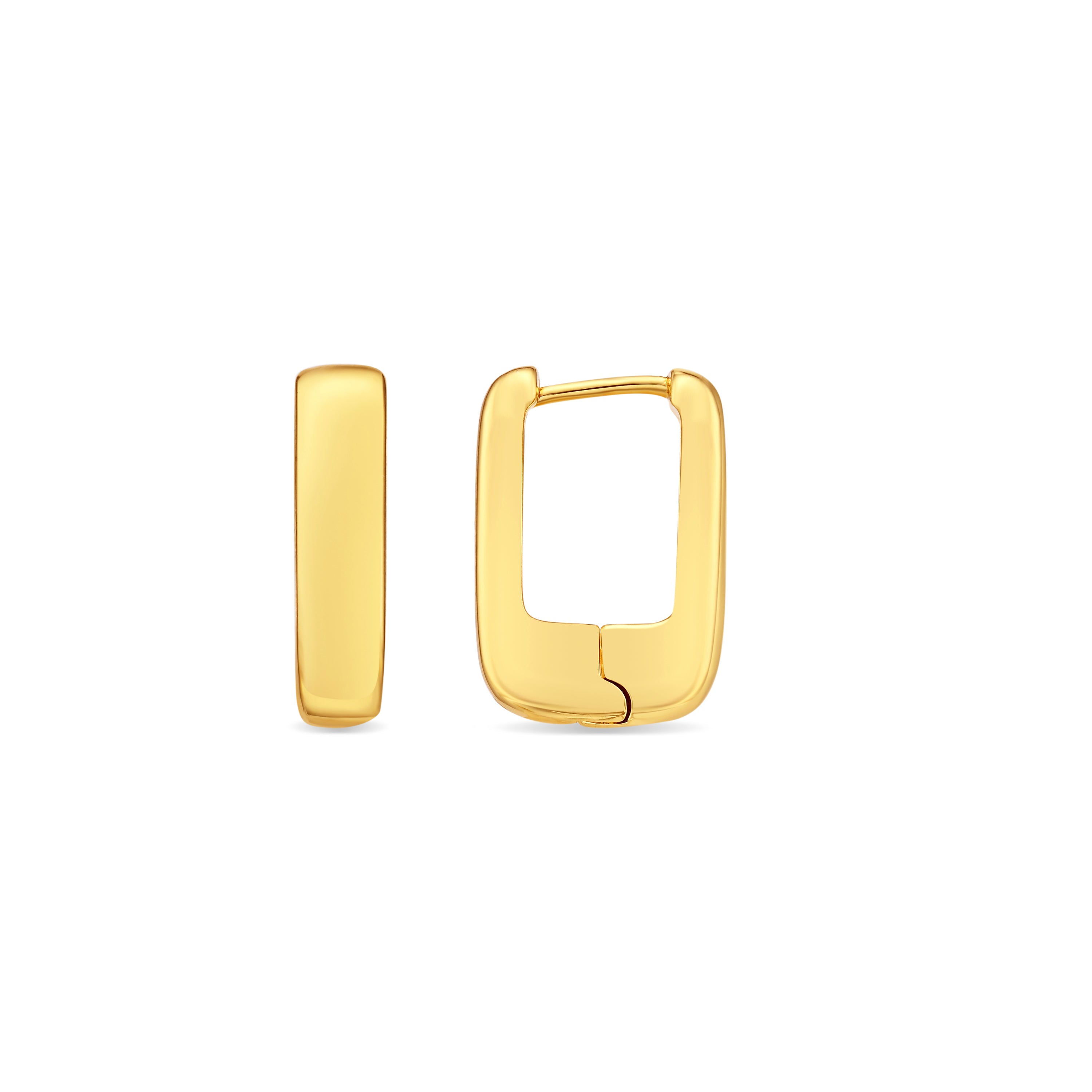 Pendientes acabado en oro amarillo de 18k - Treo