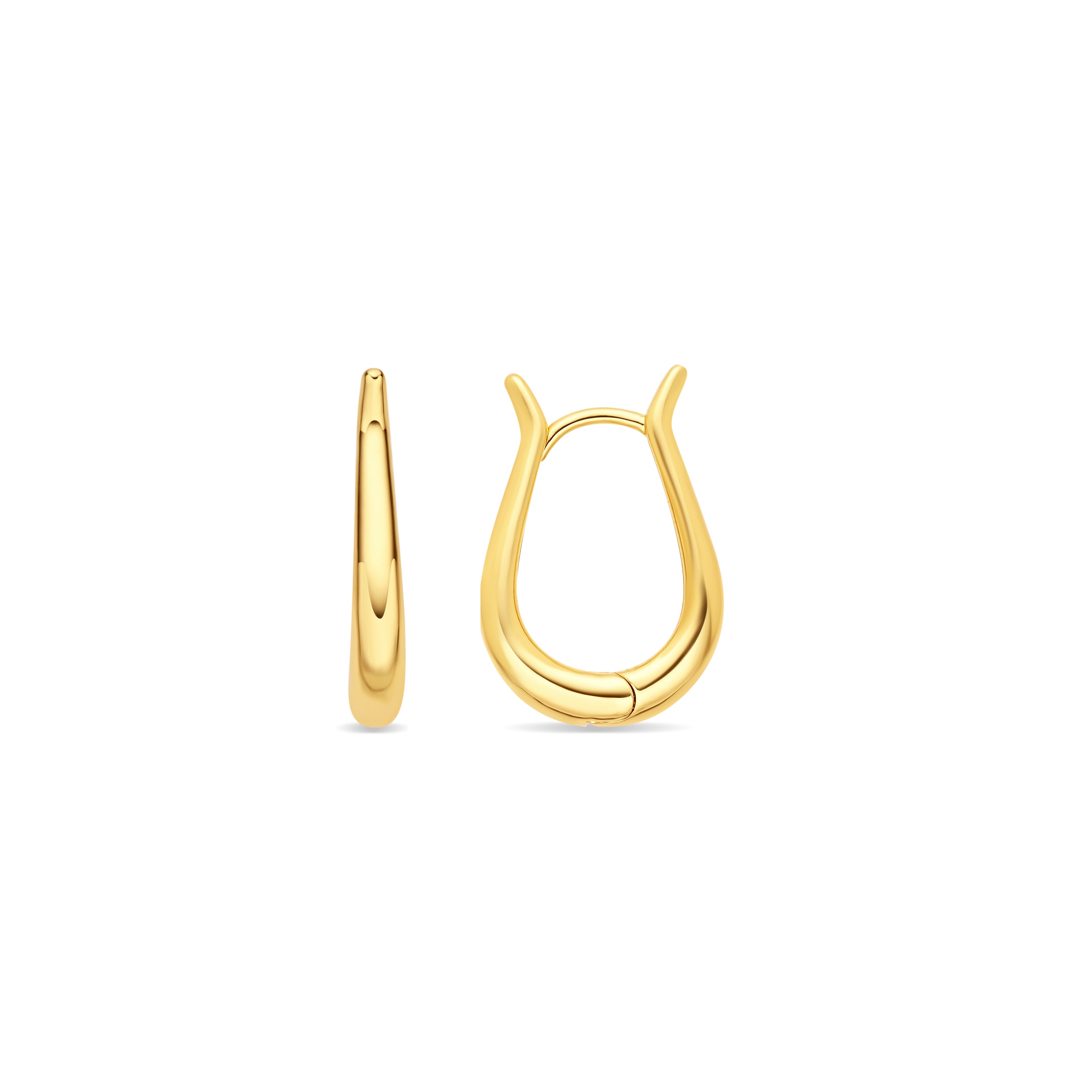 Pendientes acabado en oro amarillo de 18k - Icton