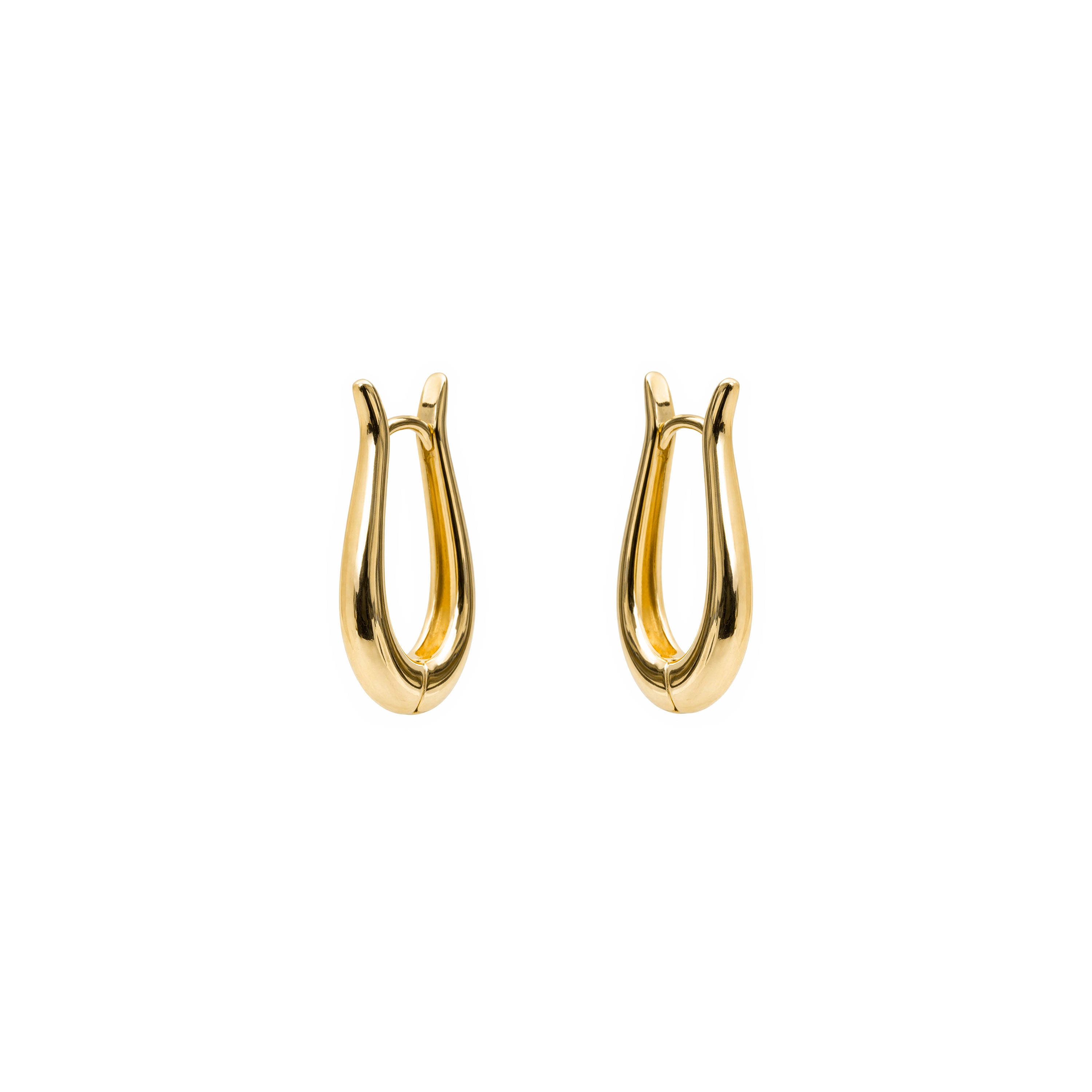 Pendientes acabado en oro amarillo de 18k - Icton