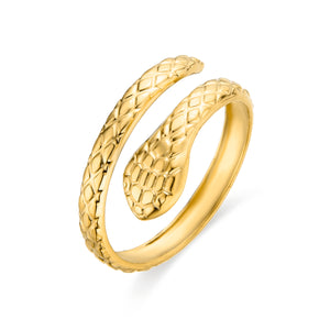 Anillo acabado en oro amarillo 18k