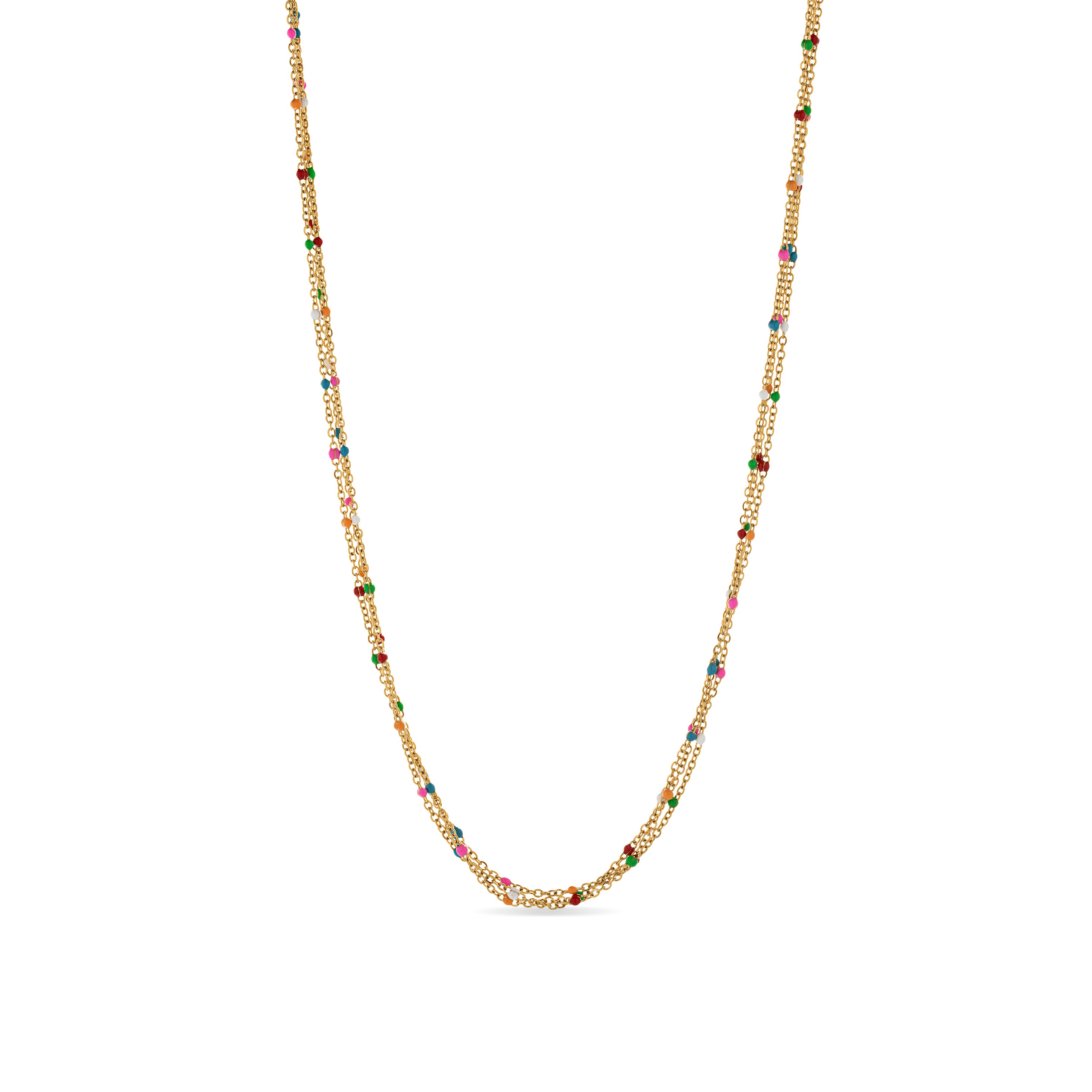 Collar acabado en oro amarillo de 18k - Yao