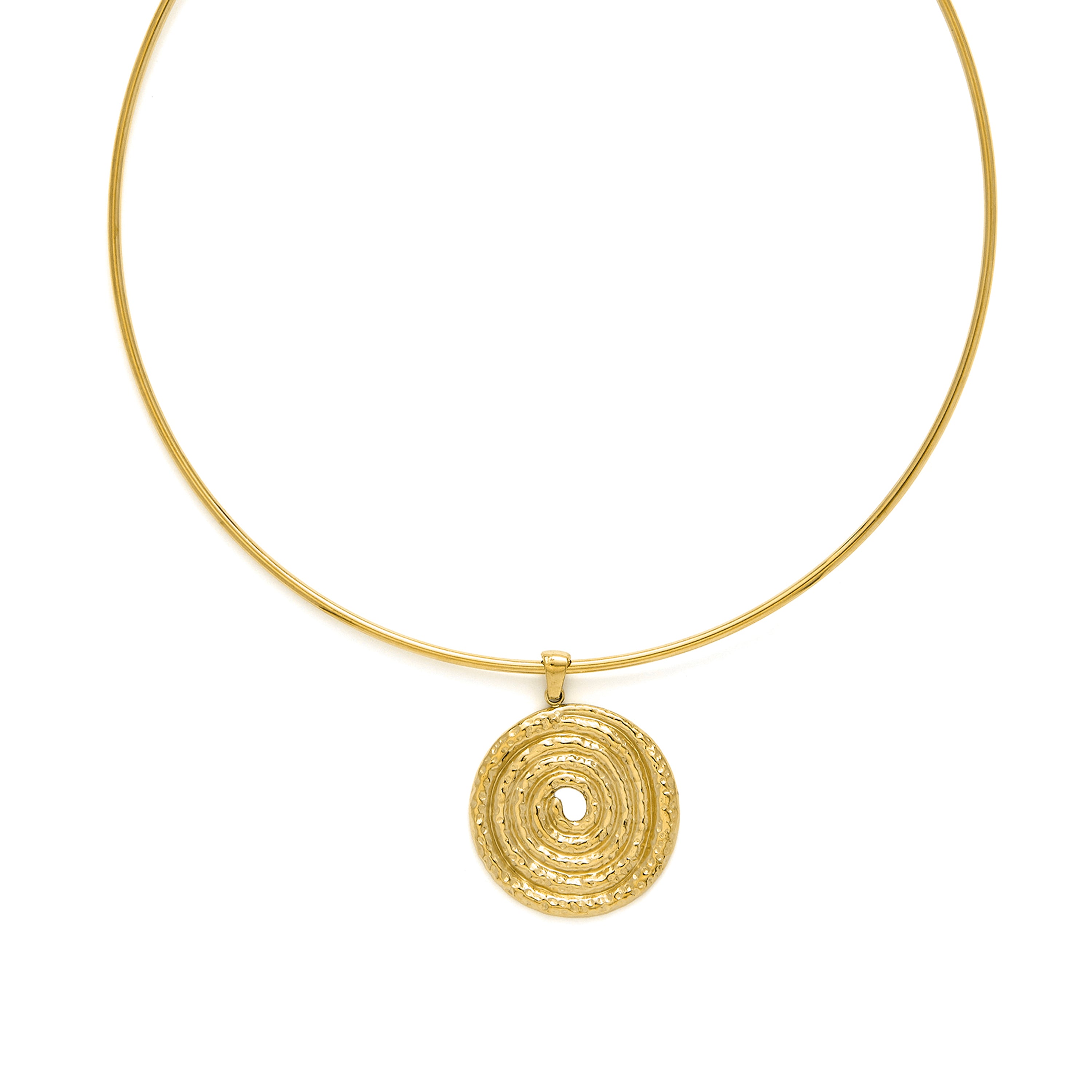 Collar acabado en oro amarillo 18k - Mysdan