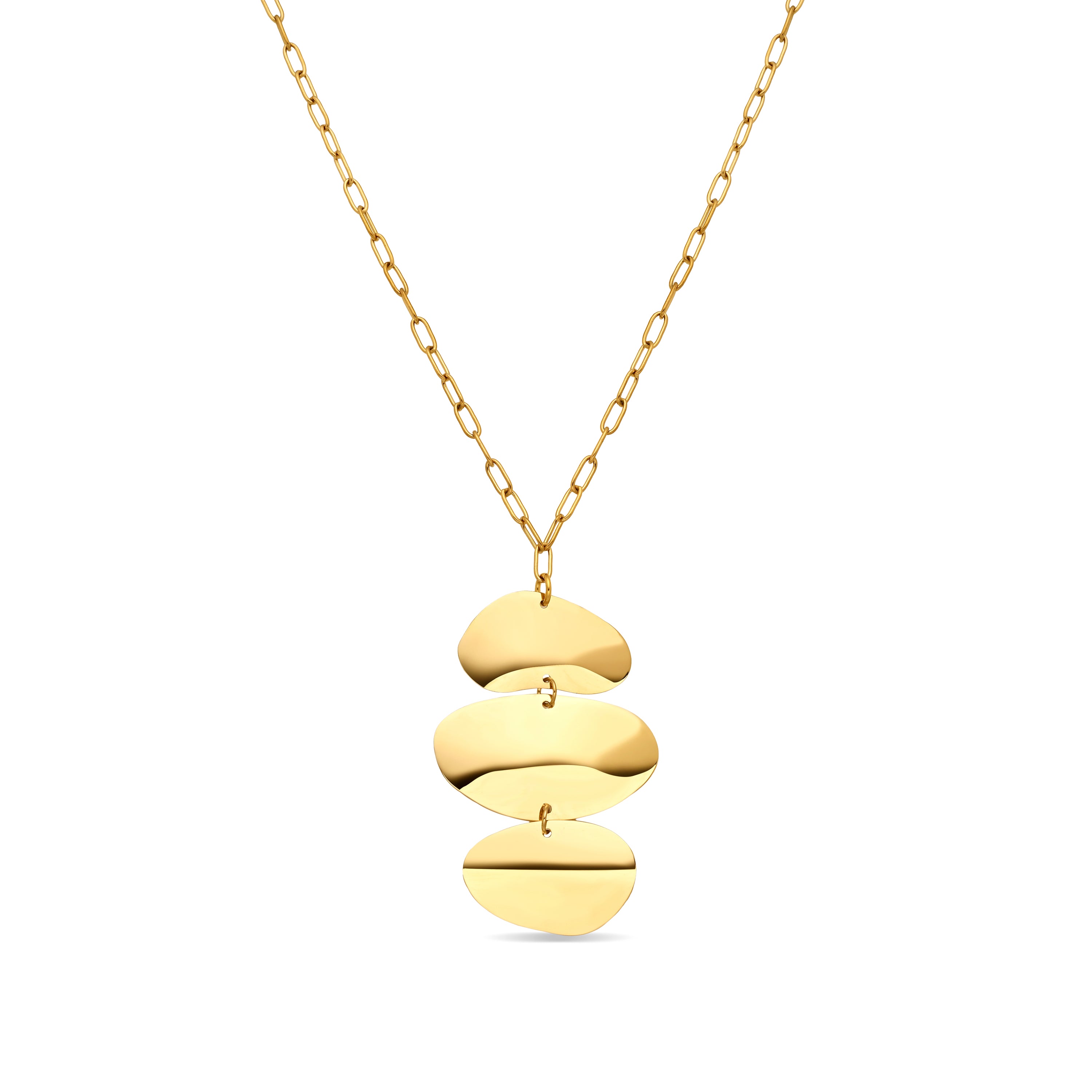 Collar acabado en oro amarillo de 18k - Zithad