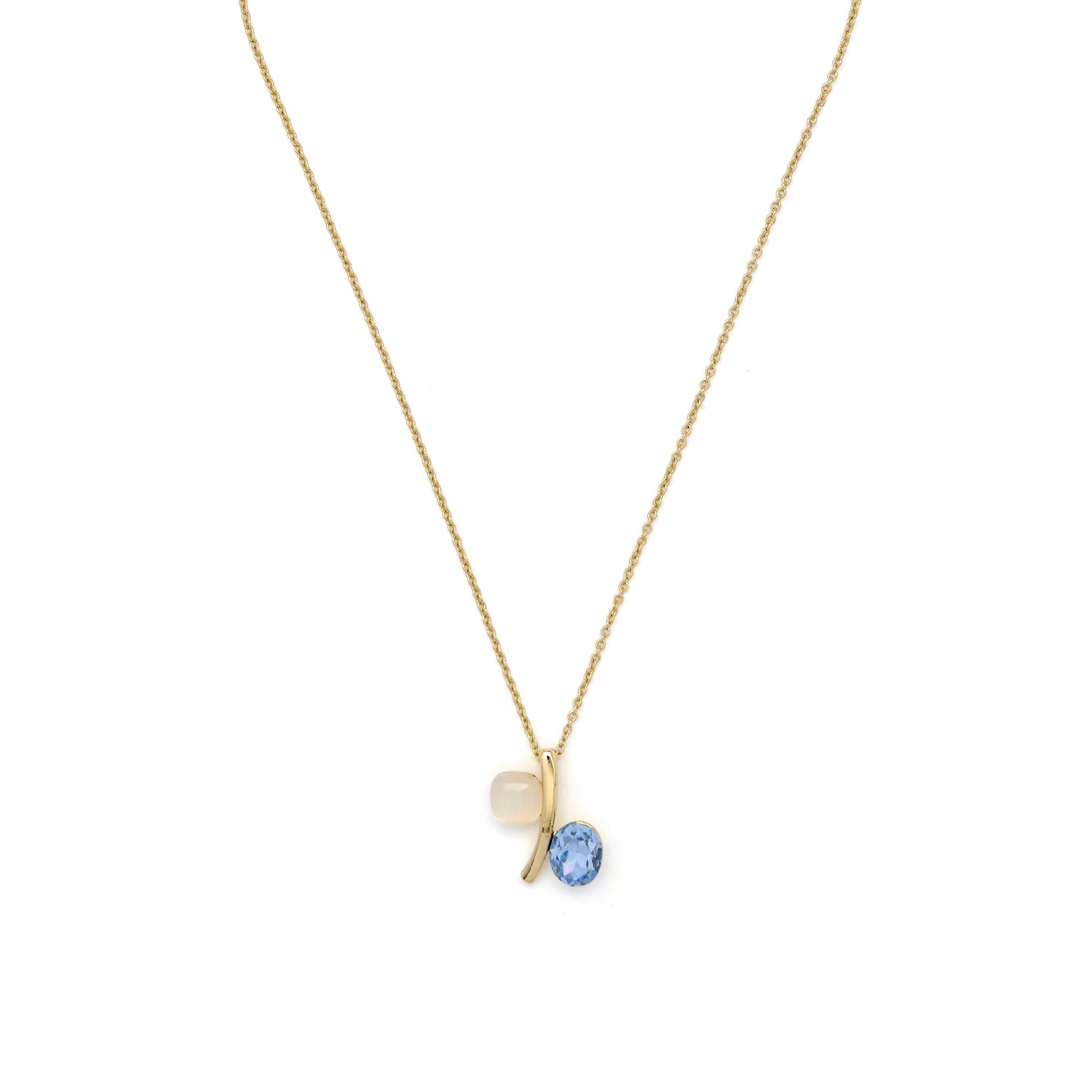 Collar de Ojo de Gato acabado en oro amarillo 18k - Hared