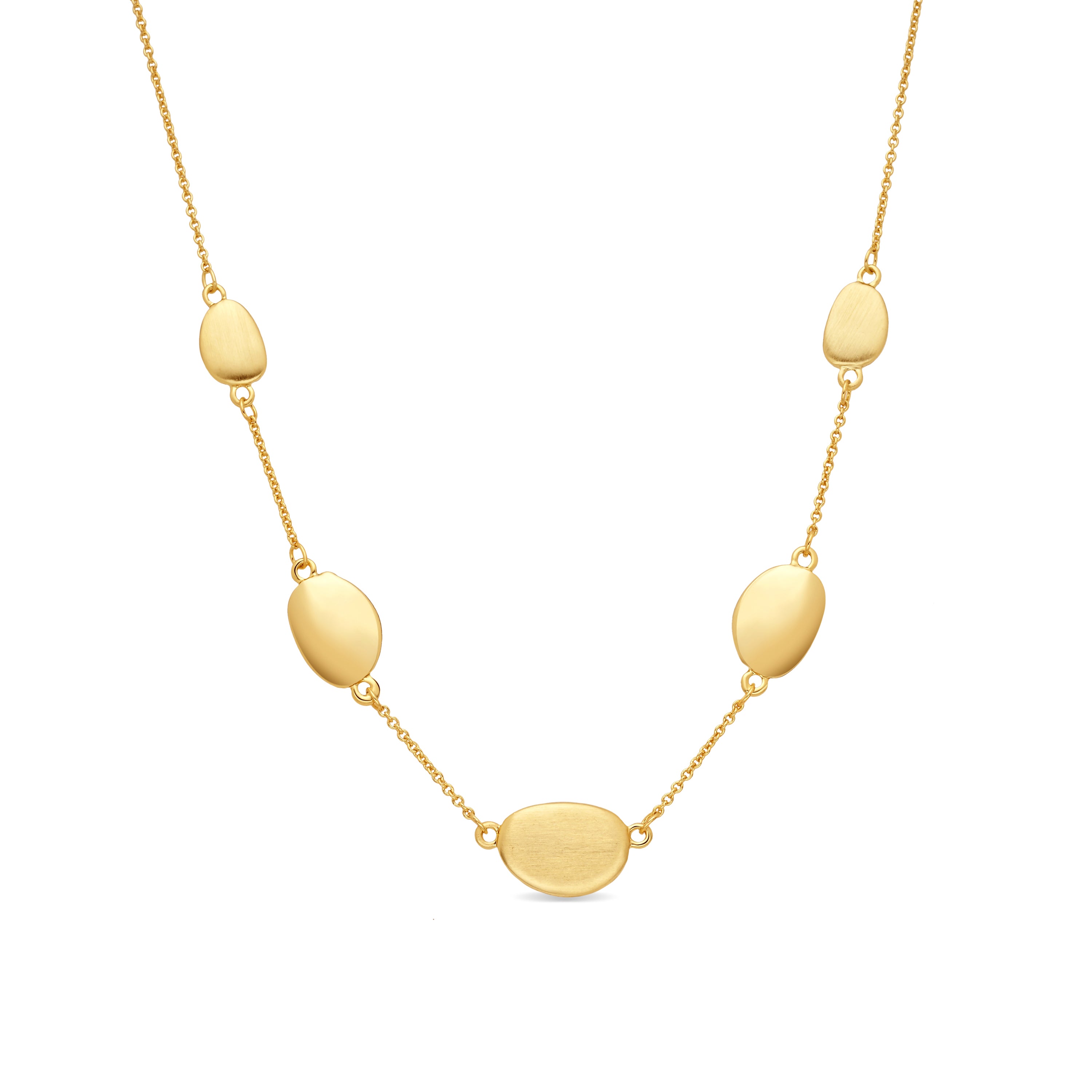 Collar acabado en oro amarillo de 18k - Biona